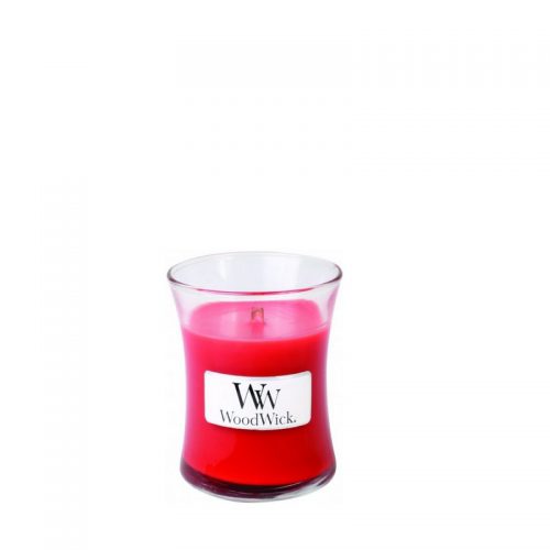 Woodwick Cranberry Cider Mini Candle