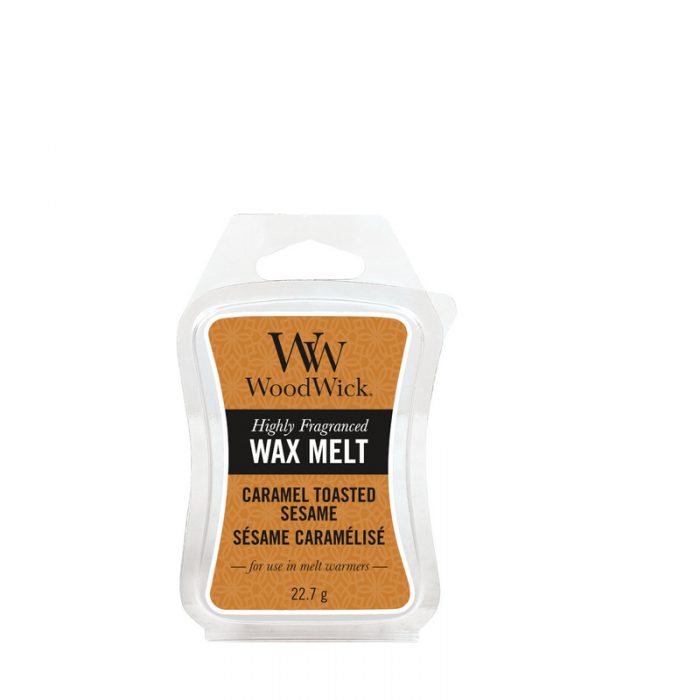 Woodwick Caramel Toasted Sesame Mini Wax Melt