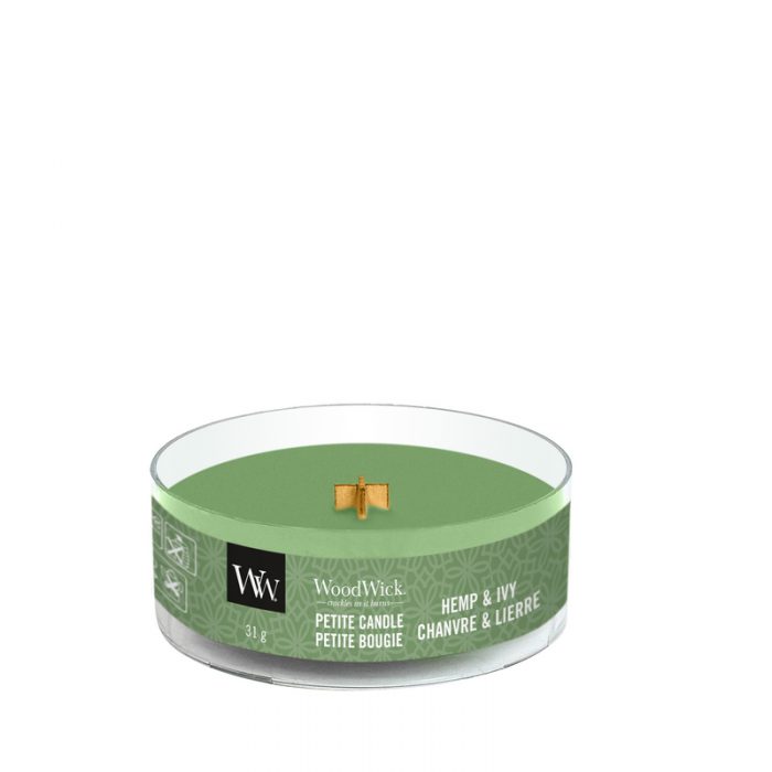 WoodWick Hemp & Ivy Petite Candle
