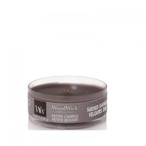 WoodWick Sueded Sandalwood Petite Candle