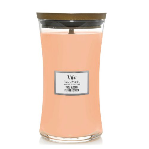 Woodwick Yuzu Blooms Large Candle Geurkaars